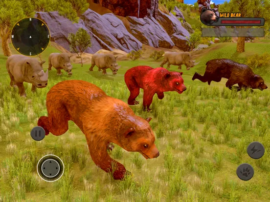 Ảnh chụp màn hình của Wild Bear Simulator 3D iPad 