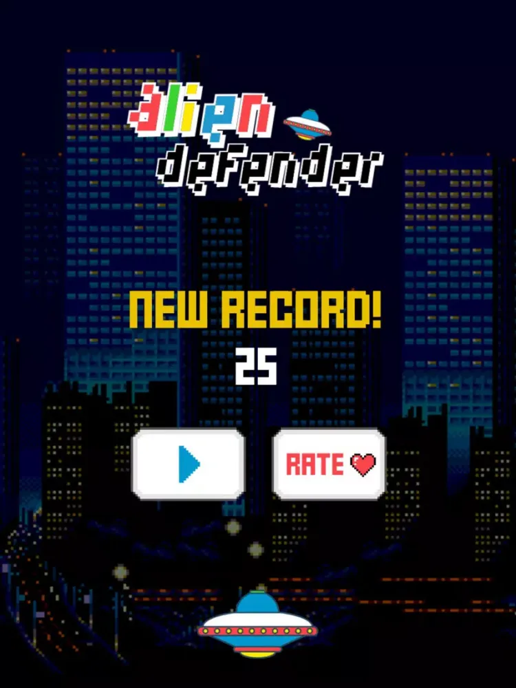 Alien Defender iPad  স্ক্রিনশট