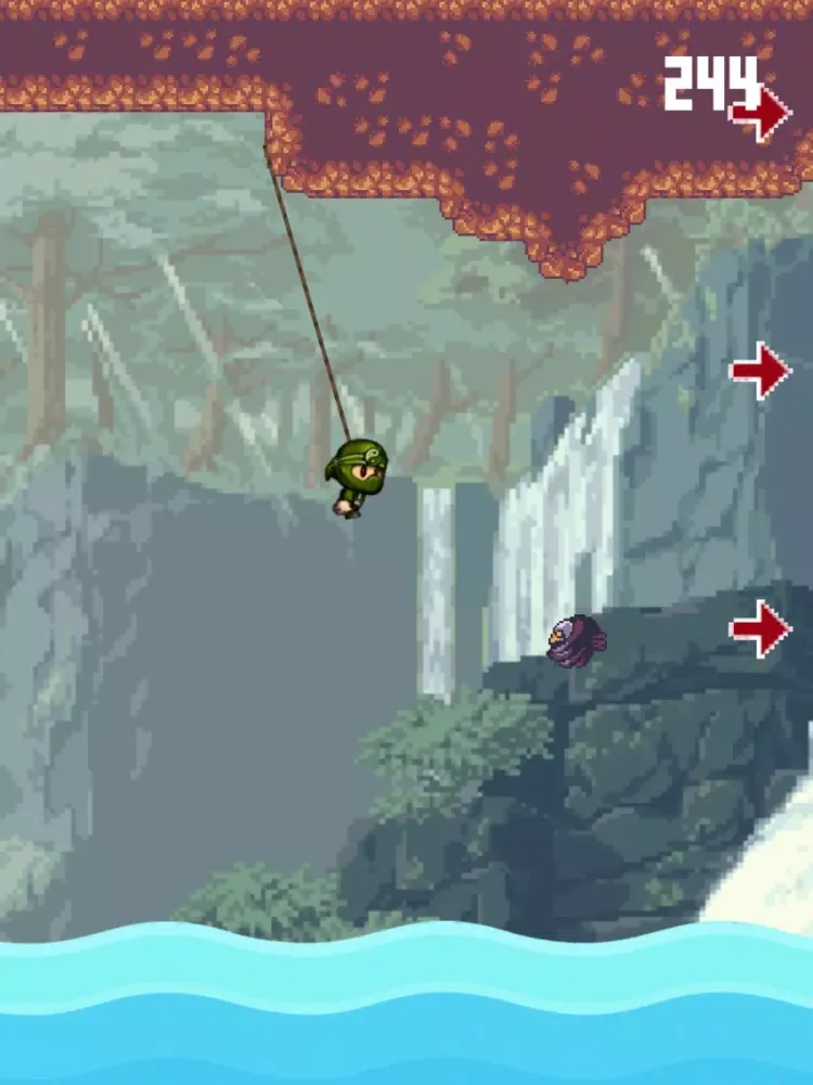Ninja Swing: Rope Star! iPad  سکرین شاٹس