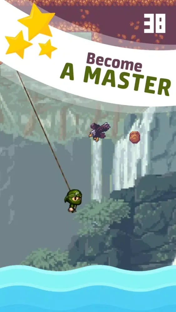 Ninja Swing: Rope Star! سکرین شاٹس