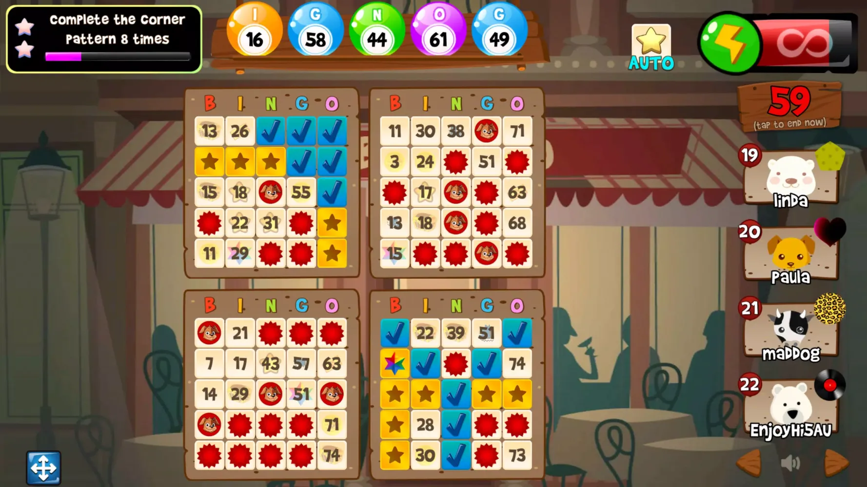Bingo Abradoodle: Mobile Bingo Screenshots