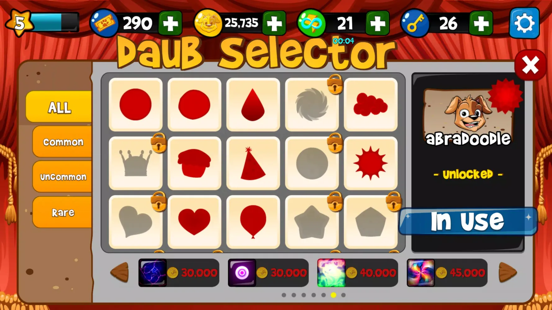 Bingo Abradoodle: Mobile Bingo Screenshots
