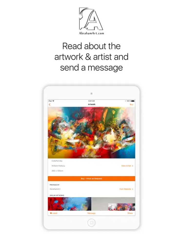 AbrahamArt iPad  سکرین شاٹس