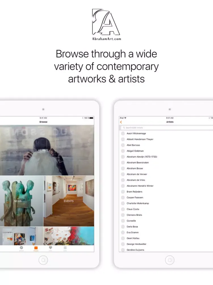 AbrahamArt iPad  سکرین شاٹس