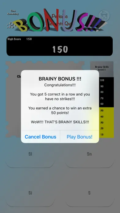 Brainy Skills Periodic Element Screenshots