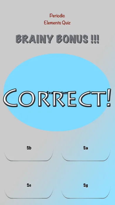 Brainy Skills Periodic Element Screenshots