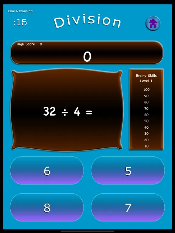 Brainy Skills Multiply Divide iPad 应用截图