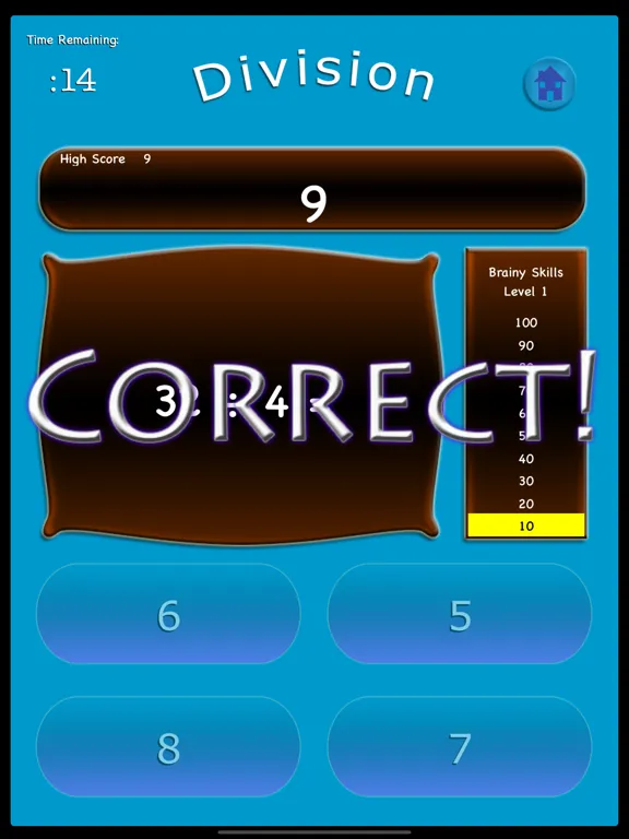 Brainy Skills Multiply Divide iPad 应用截图