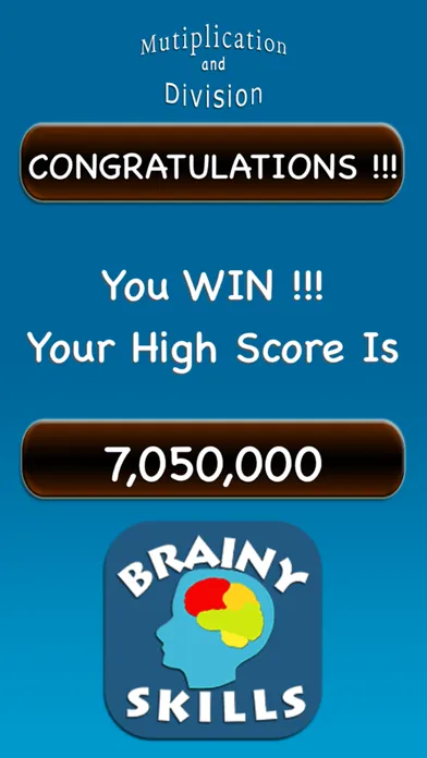 Brainy Skills Multiply Divide应用截图