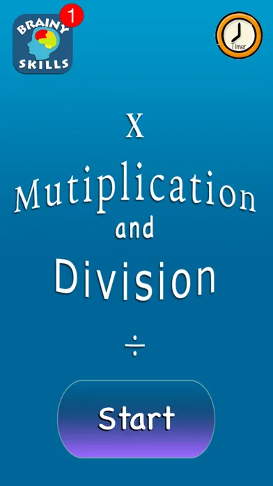 Brainy Skills Multiply Divide应用截图