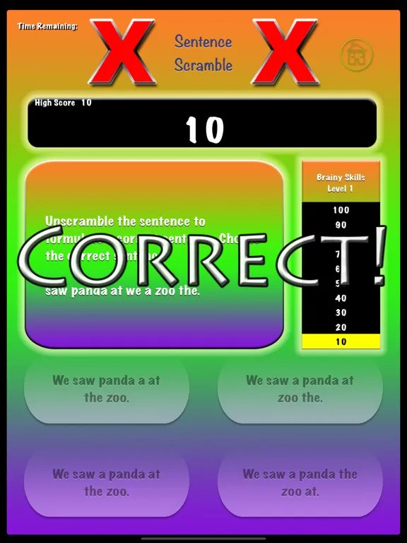 Brainy Skills Unscrambler iPad  স্ক্রিনশট