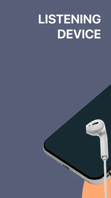 ภาพหน้าจอของ LISTENING DEVICE, HEARING AID