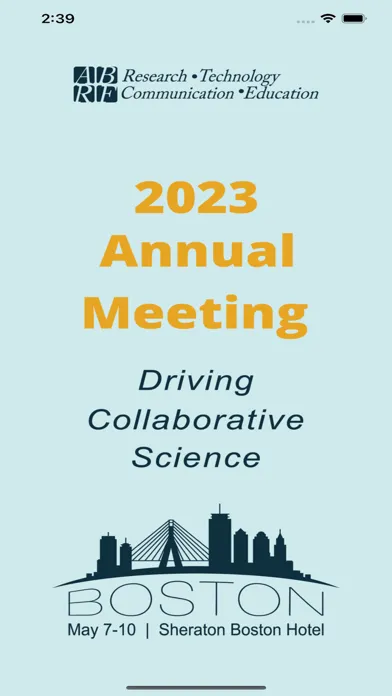 ABRF 2023 Annual Meeting Screenshots