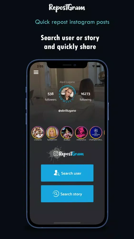 RepostGram - Instagram Repost Screenshots