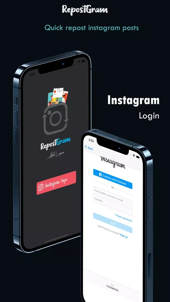RepostGram - Instagram Repost Screenshots