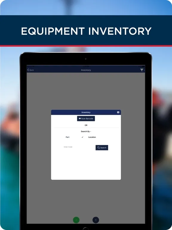 Ảnh chụp màn hình của NS Vessel iPad 