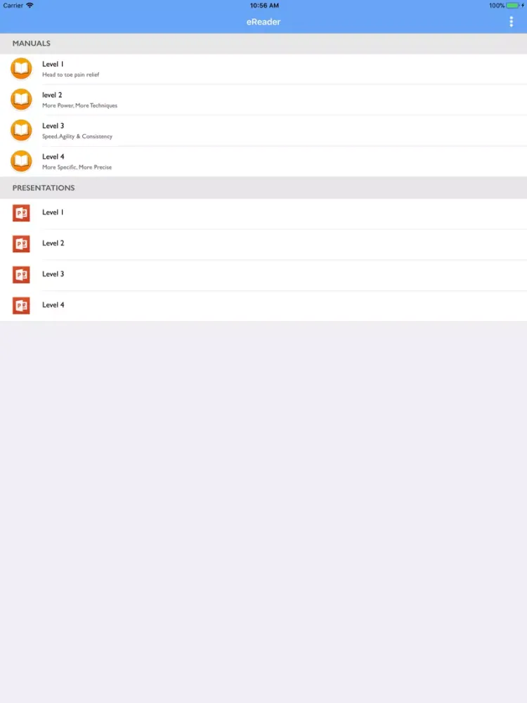RSeReader iPad 应用截图