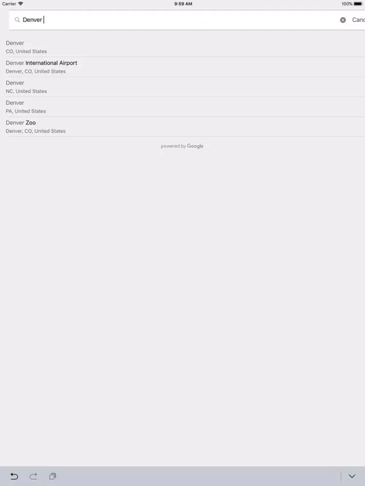 Travel Alarm iPad  Screenshots