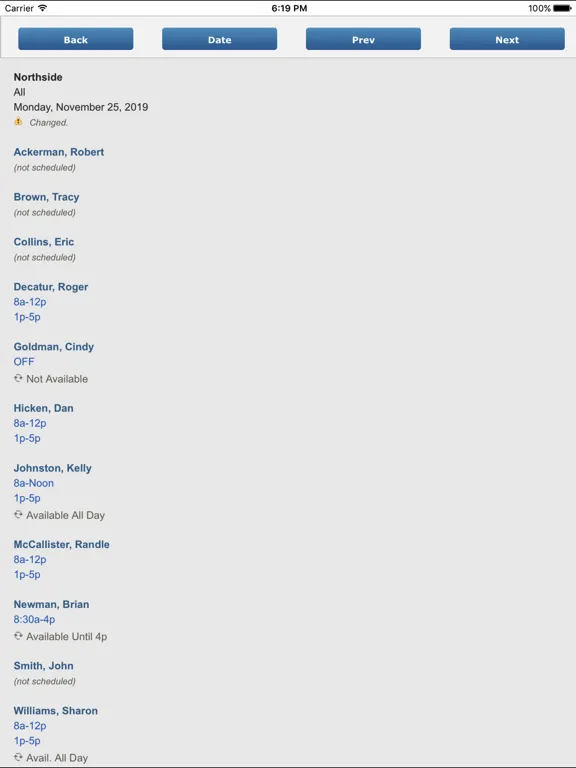 تصاویر ScheduleBase iPad 