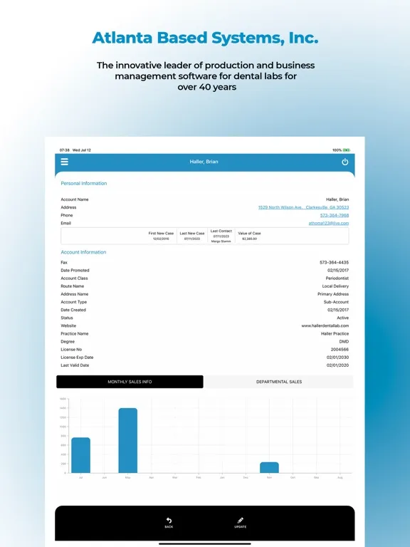 Capturas de pantalla de EvoSales 14.0 iPad 