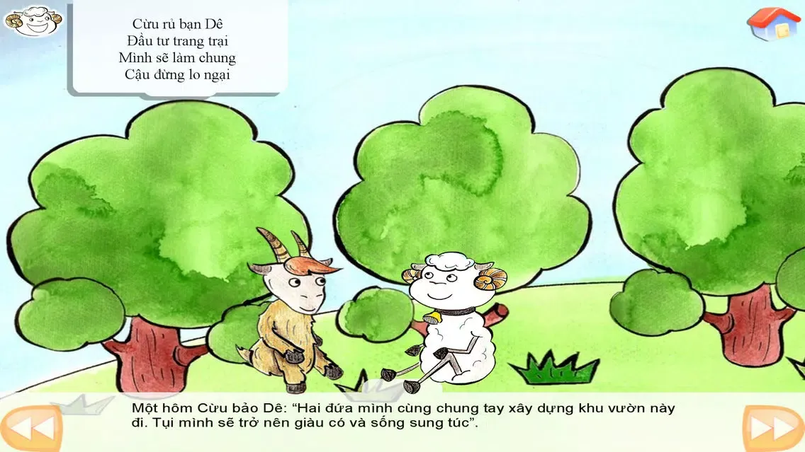 Zrzuty ekranu Cừu ngáo và Dê ngố