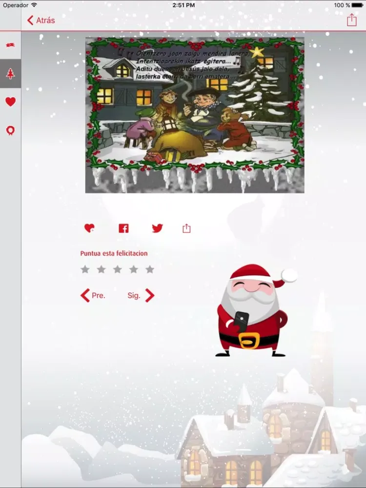 Captures d'écran de SMS Navidad 2019 iPad 