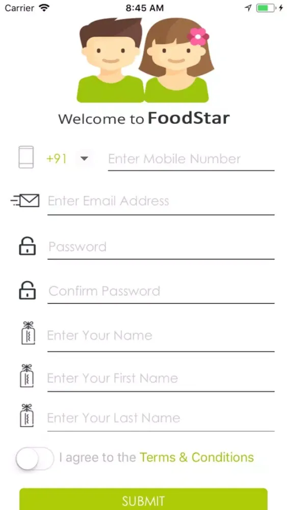 Captures d'écran de FoodStar Partner