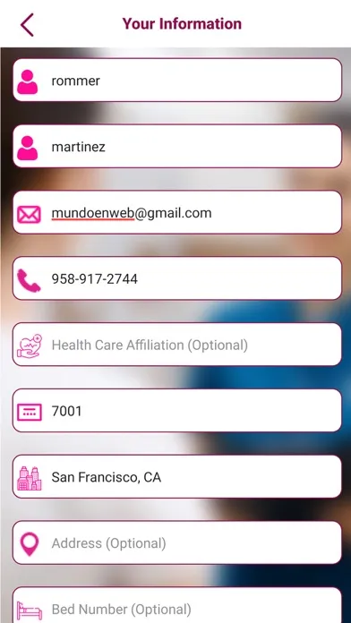 Capturas de pantalla de Immediate Service Request
