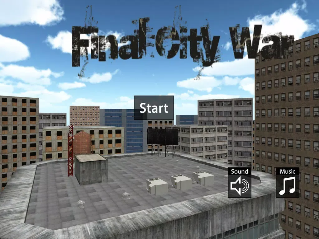 Final City War Free - 3D Heli Attack iPad  Screenshots