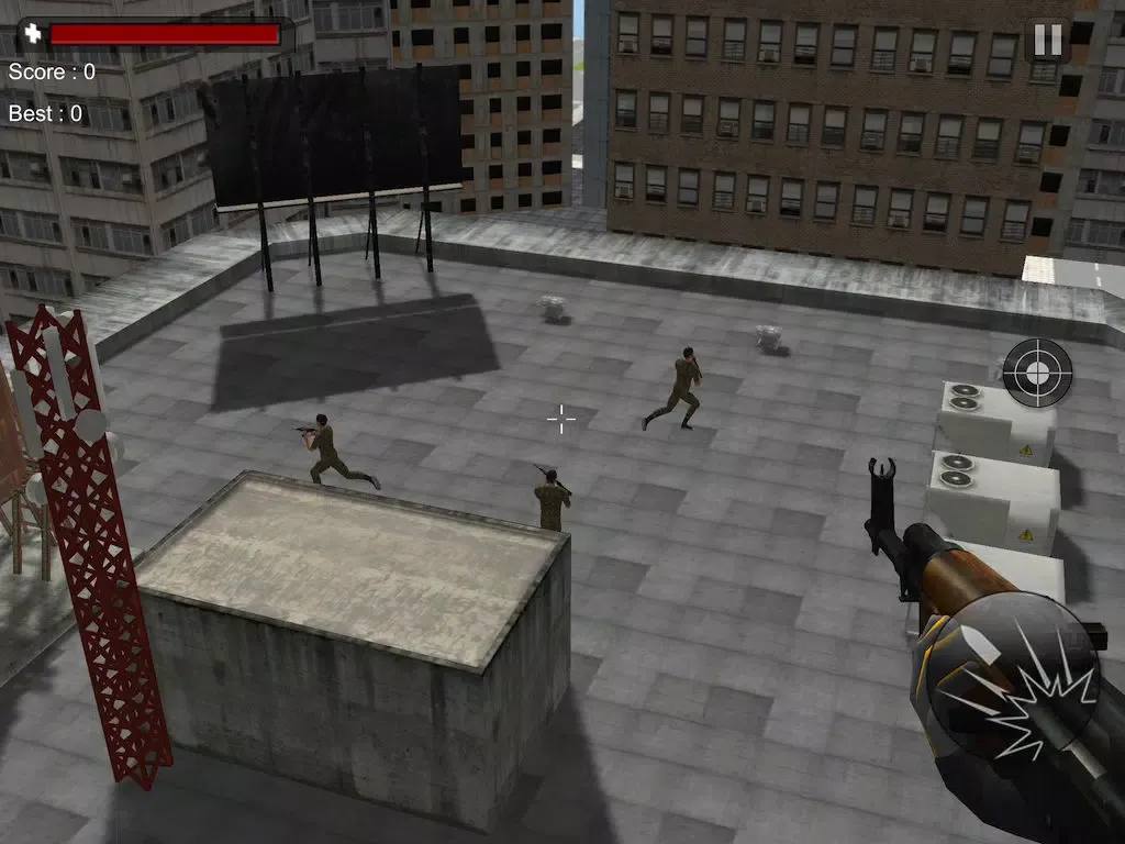 Final City War Free - 3D Heli Attack iPad  Screenshots