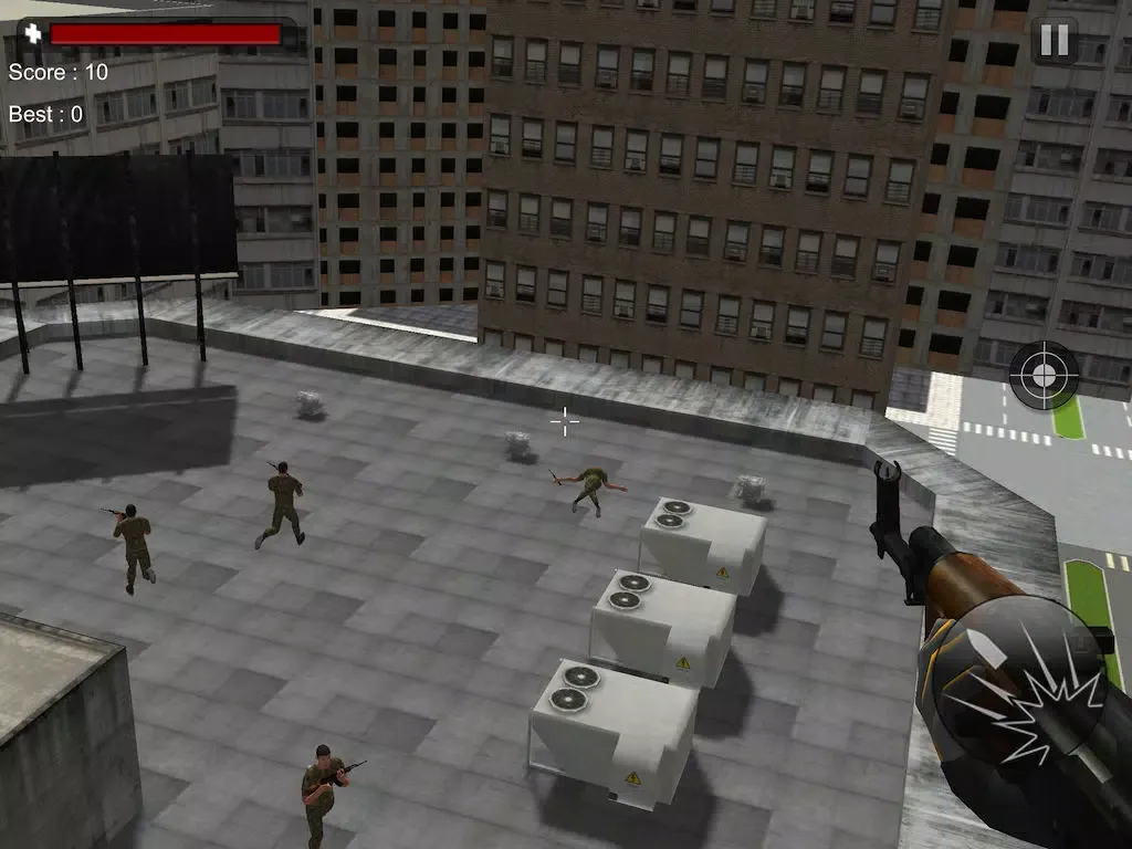 Final City War Free - 3D Heli Attack iPad  Screenshots