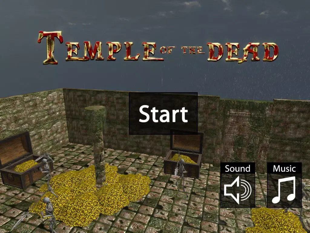 Tangkapan layar Temple of the Dead Free - 3D FPS Game iPad 