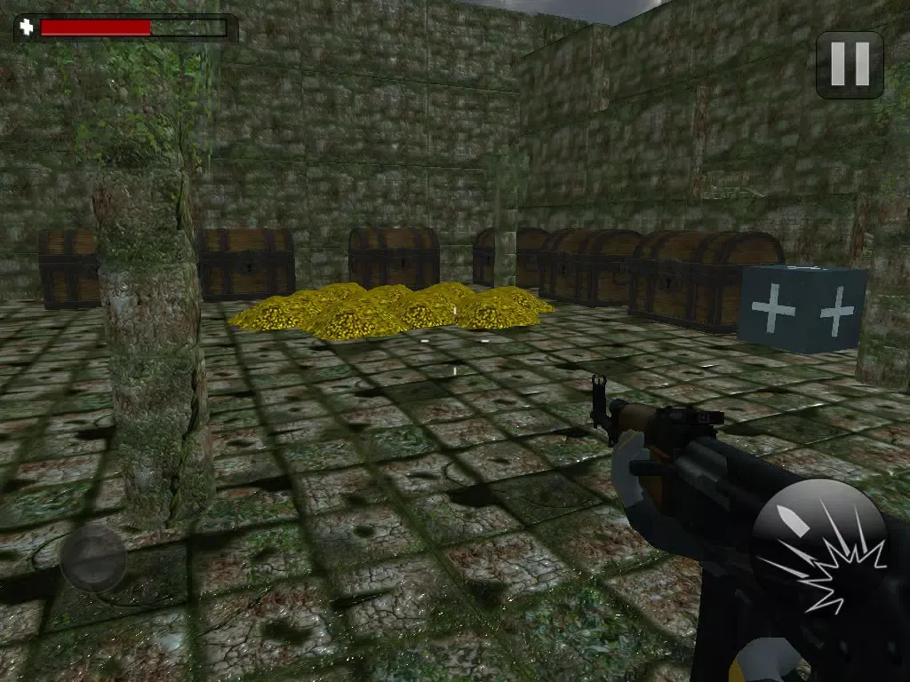 Tangkapan layar Temple of the Dead Free - 3D FPS Game iPad 