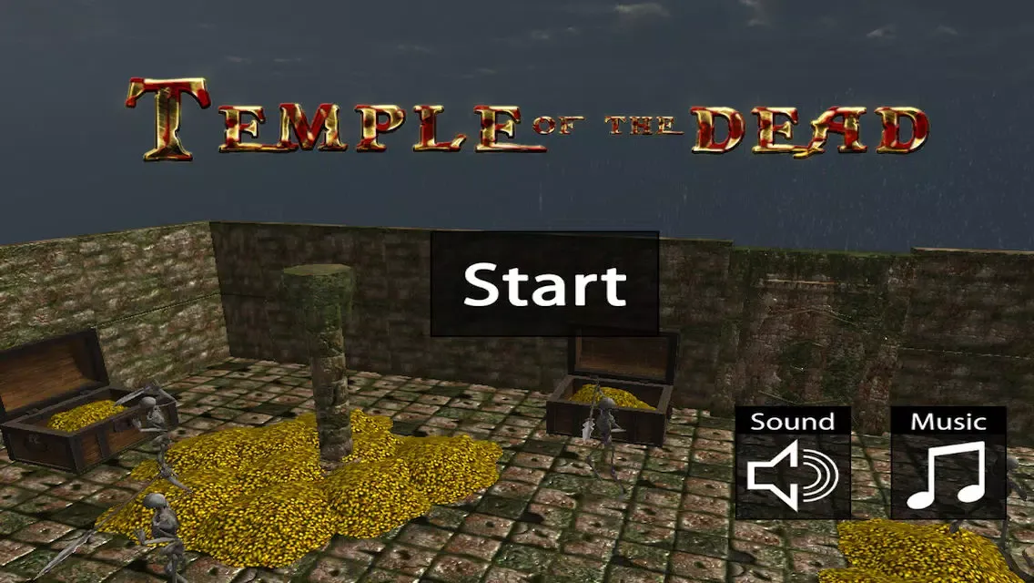Tangkapan layar Temple of the Dead Free - 3D FPS Game
