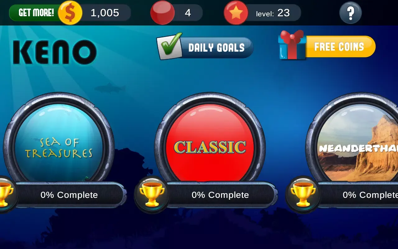 A Keno Game Screenshots
