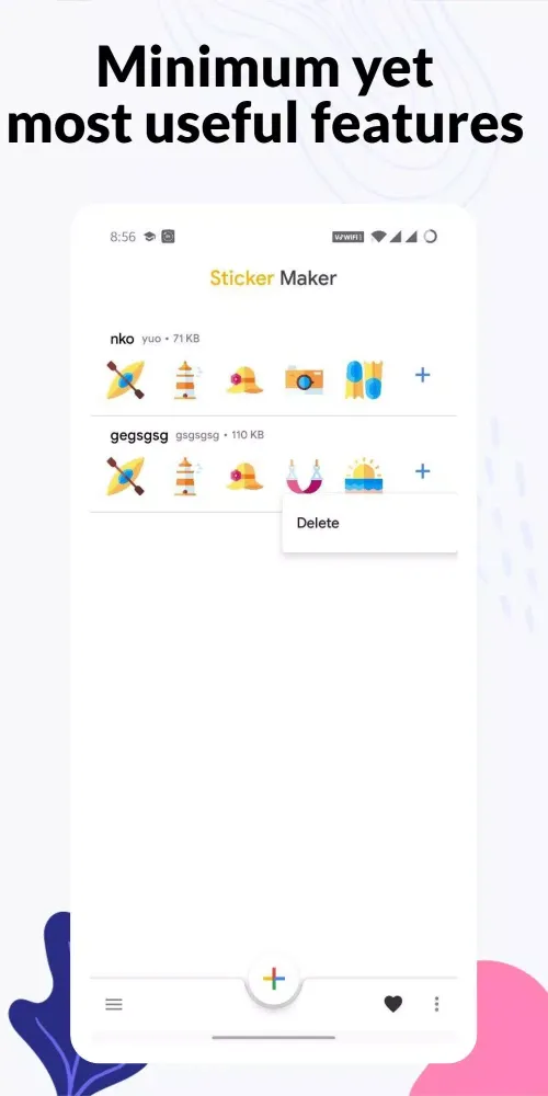 Captures d'écran de WASticker Maker