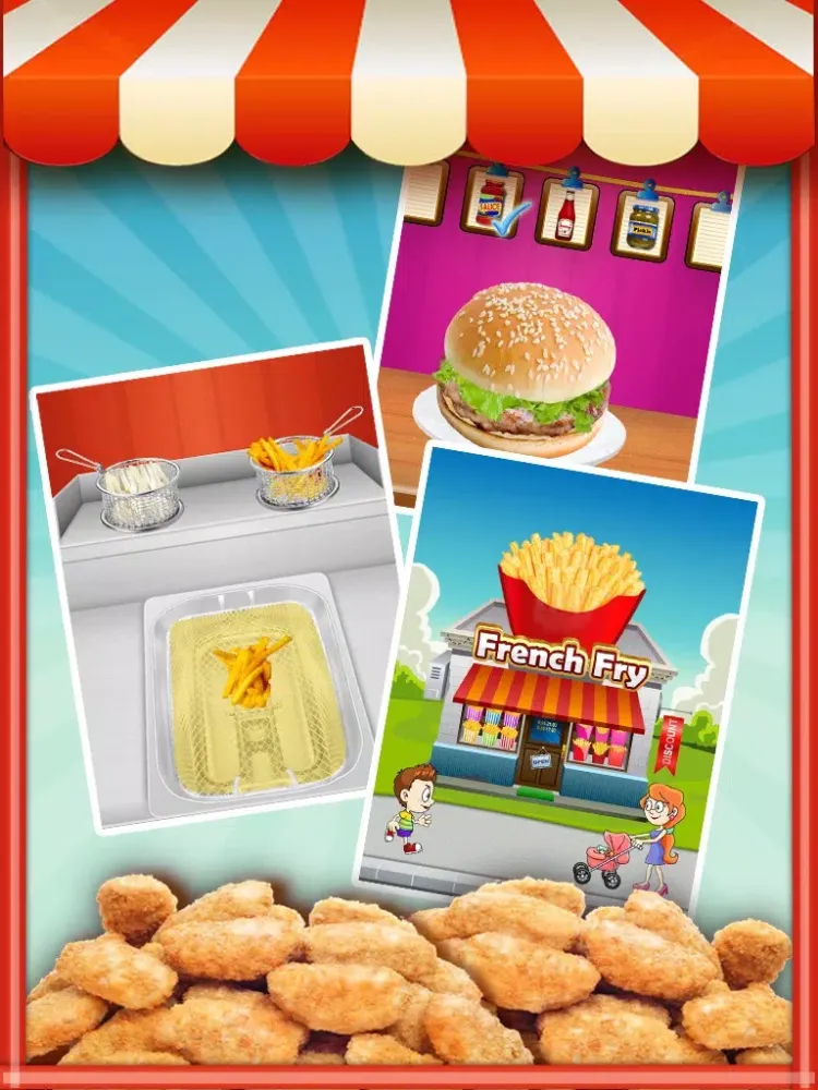 Tangkapan layar Fast Food Mania! - Cooking Games FREE iPad 