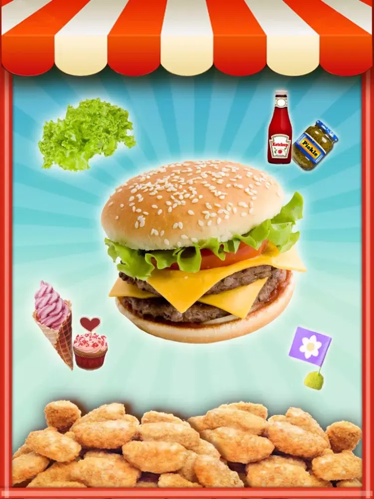 Tangkapan layar Fast Food Mania! - Cooking Games FREE iPad 