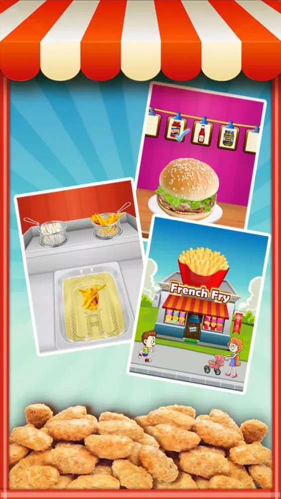 Tangkapan layar Fast Food Mania! - Cooking Games FREE
