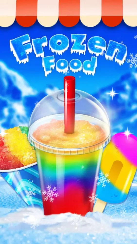 Make Snow Cone, Slushy & Ice Pop - Free! Ekran Görüntüleri