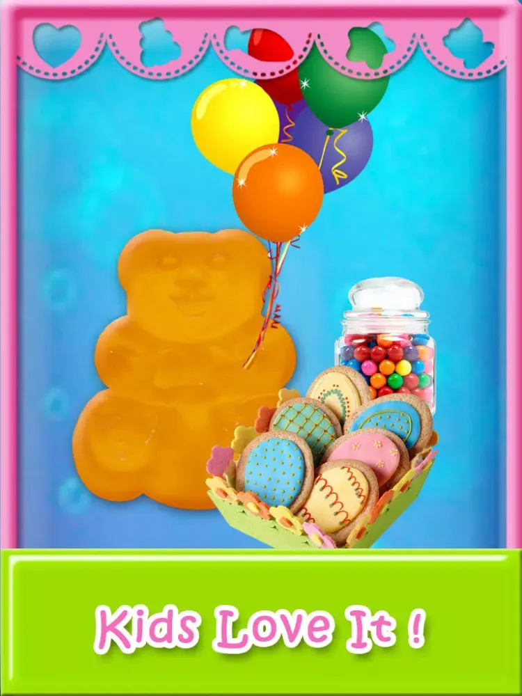 Tangkapan skrin Gummy Candy Maker iPad 