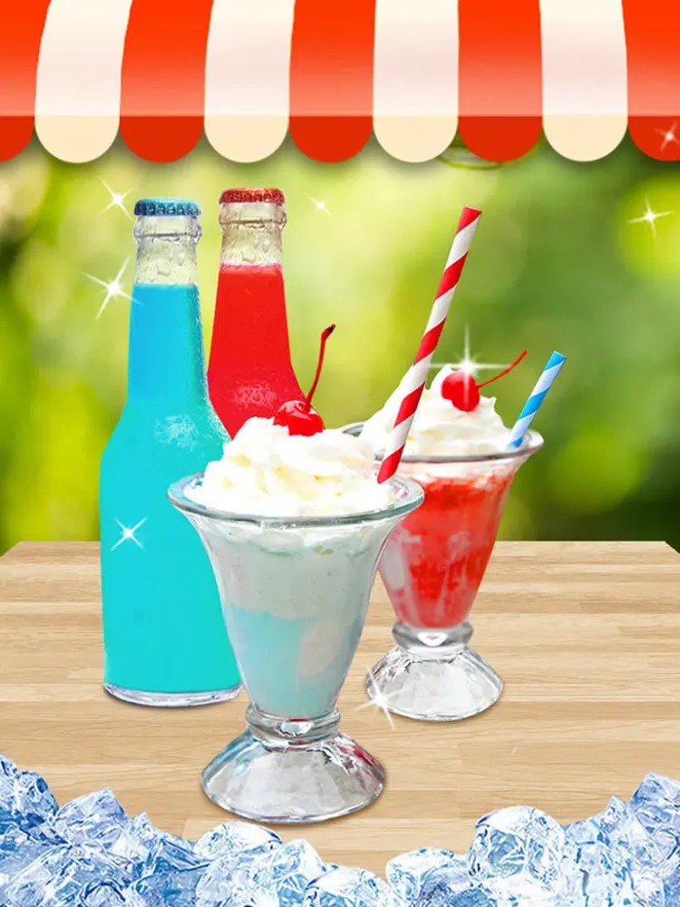 Ice Cream Soda Pop! - Frozen Drink Maker Game iPad  Screenshots