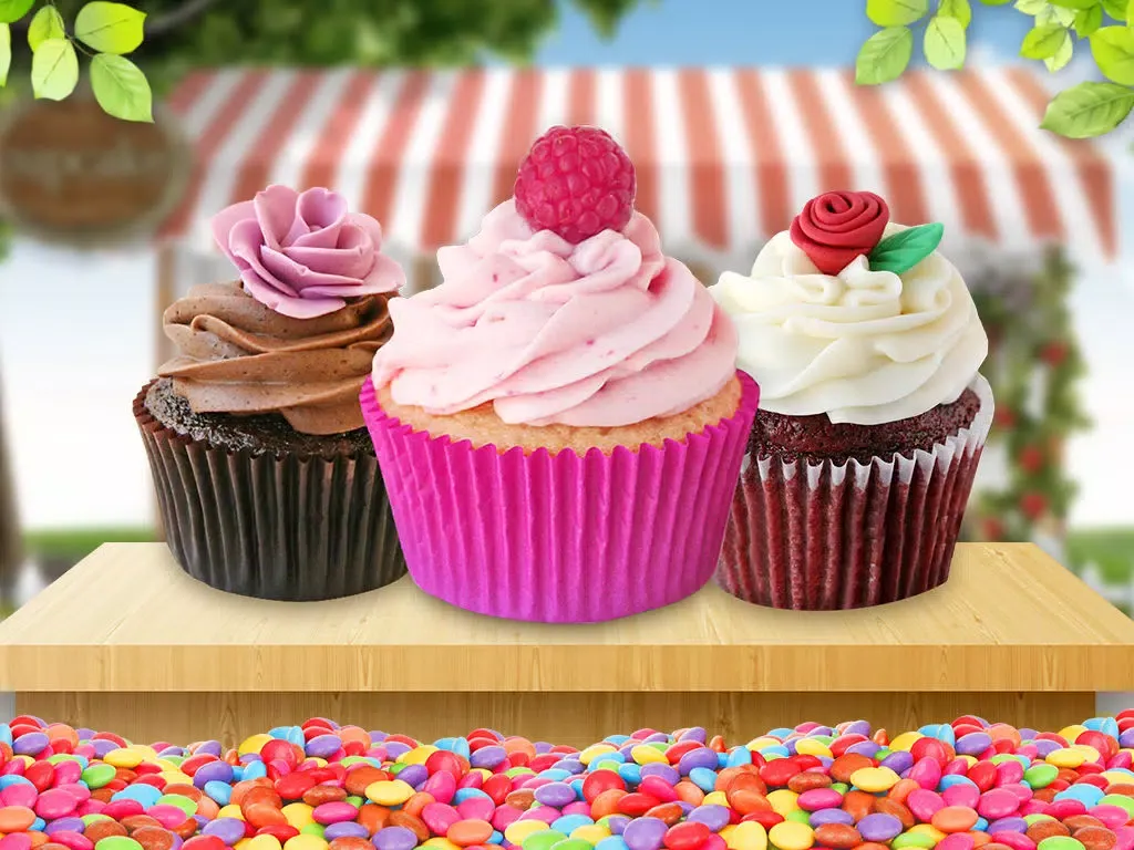 Tangkapan layar Cupcakes - Cooking Games iPad 