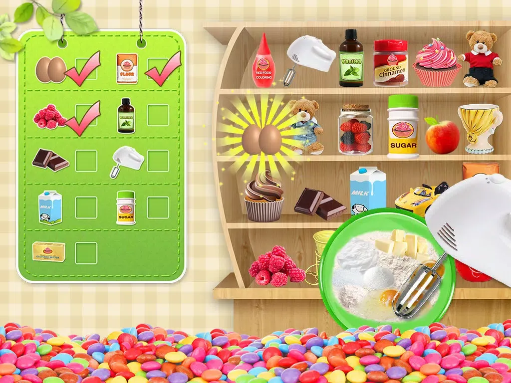 Tangkapan layar Cupcakes - Cooking Games iPad 