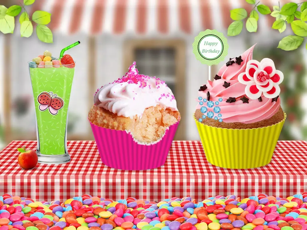 Tangkapan layar Cupcakes - Cooking Games iPad 