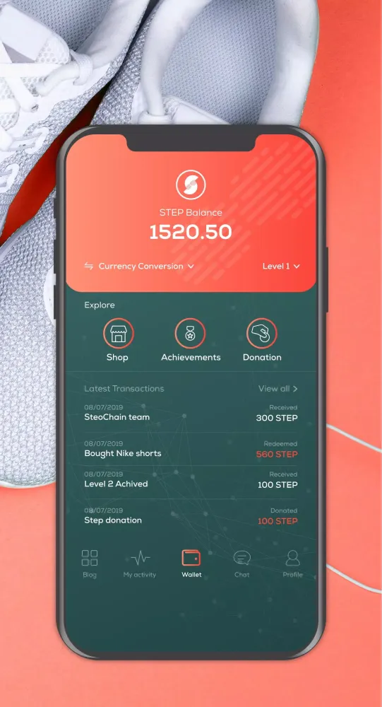 StepChain Screenshots