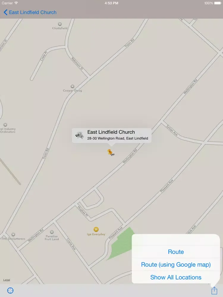 Zrzuty ekranu Evangelical Free Church of Australia iPad 