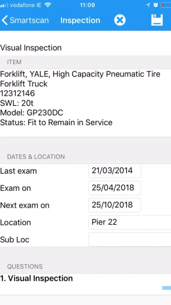 Smart Scan Inspections Screenshots
