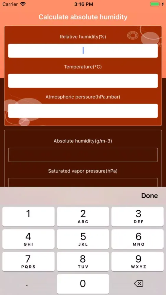 Скриншоты Calculate absolute humidity