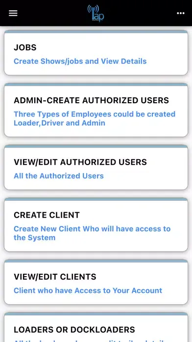 TAP (TradeShow Platform) スクリーンショット